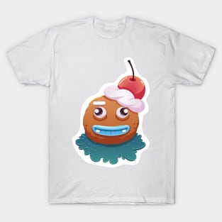 Christmas Sticker, Ginger Man Sticker T-Shirt